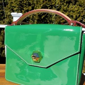 🌟Frances Valentine Patent Leather Crossbody